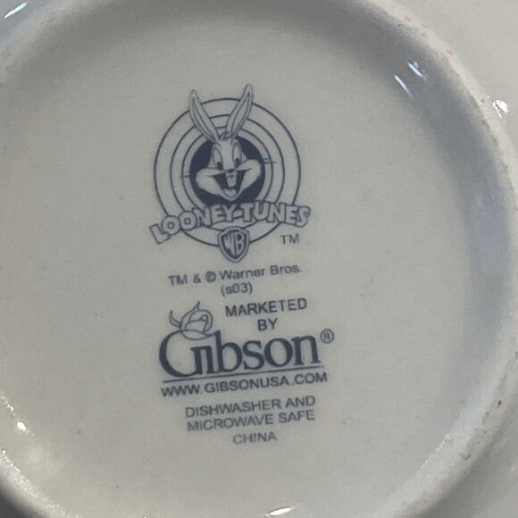VTG Tweety Bird Mugs Bowls Looney Tunes Ceramic Coffee Cup Gibson Flower 90s Y2K - Picture 6 of 15